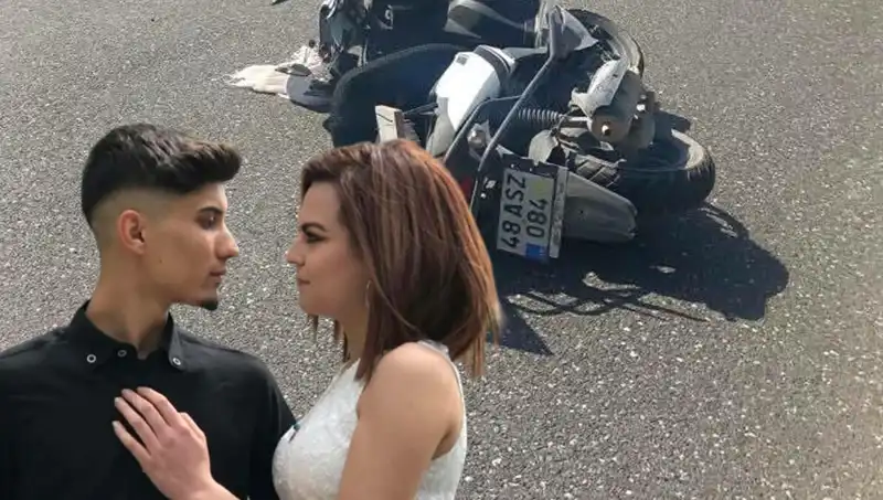 Genç Çiftin Motosiklet Kazası, Şehirde Derin Üzüntü Yarattı