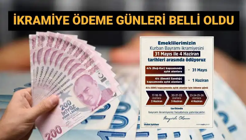 Emeklilere Bayram Müjdesi: İkramiyeler Hesaplara Yatıyor