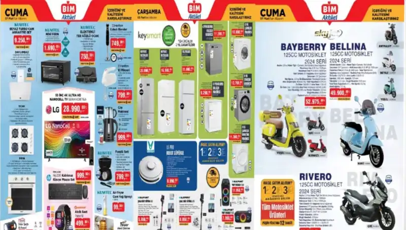 BİM'de Kaçırılmayacak İndirimler Başlıyor: 4-7 Mart Aktüel Ürünler Kataloğu