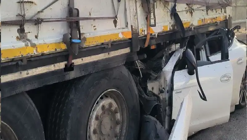 TIR'a Arkadan Saplanan Ok Hadisesi: Hayatı Tehdit Eden Kaza