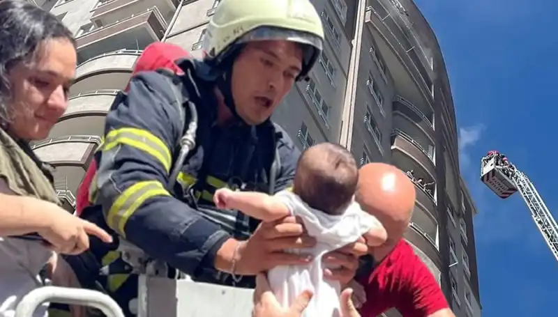 Kayseri'de 14 Katlı Binada Ciddi Yangın: Olay Anı ve Sonrası