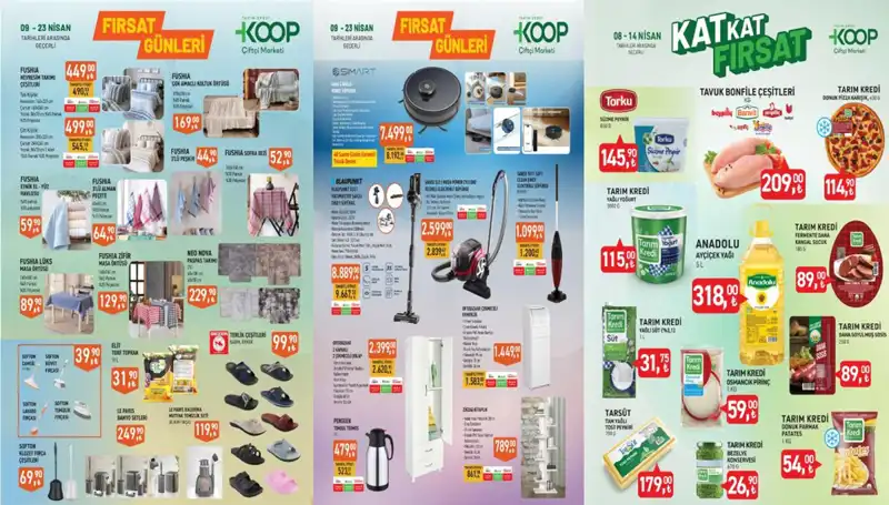 Tarım Kredi KOOP Marketlerinde 12-23 Nisan’da Kaçırılmayacak İndirimler!