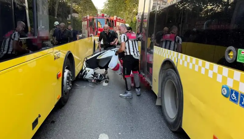 İETT Otobüslerinin Arasında Sıkışan Motosiklet: Merak Edilenler