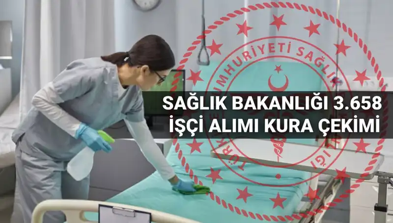 Sağlık Bakanlığı 2025'te 3.658 İşçi Alımı Kura Takvimini Açıkladı!