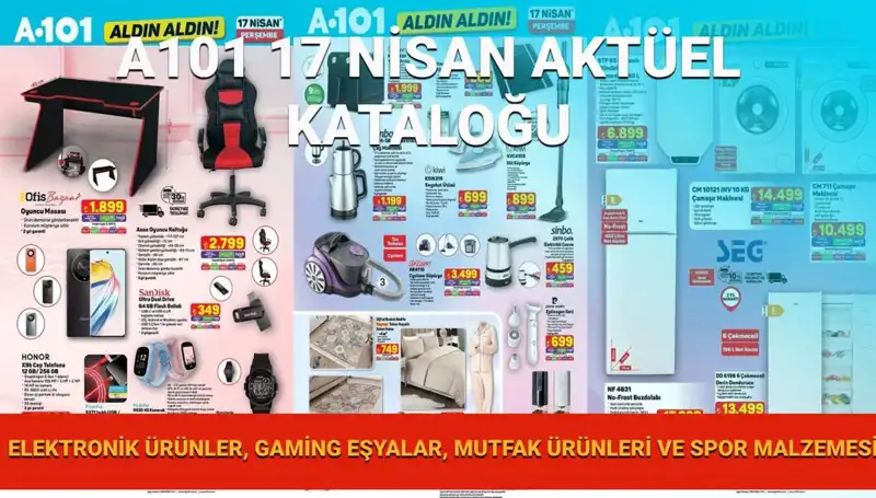 A101 Market'in 17 Nisan Kataloğu: Heyecan Verici Ürünler Sizi Bekliyor!