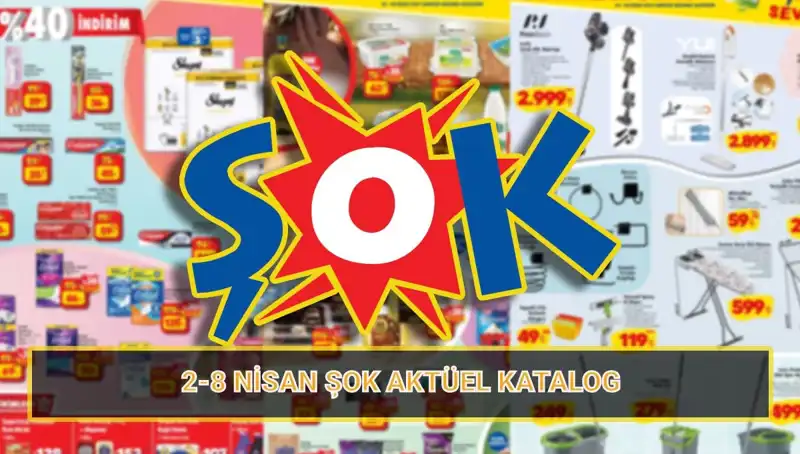 Temizlik Ürünlerinde İndirim! ŞOK 2-8 Nisan Kataloğu Yayında