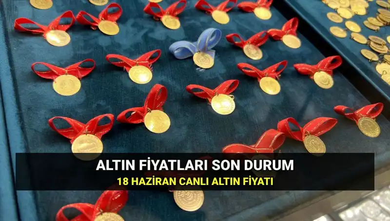 Bugün gram altın fiyatları ne kadar? Canlı altın piyasası!