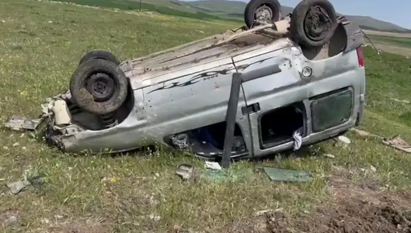 Konya’da Feci Kaza: Otomobil Takla Attı, İki Yaralı
