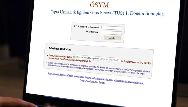 TUS 1. Dönem Sınav Sonuçları Açıklandı! 2025 Sonuçlarını Nasıl Sorgulayabilirsiniz?
